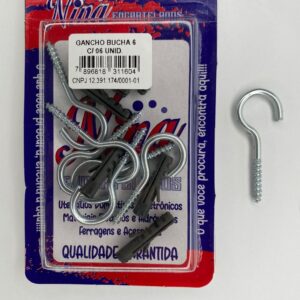 GANCHO BUCHA Nº6 C/06 UNIDADES