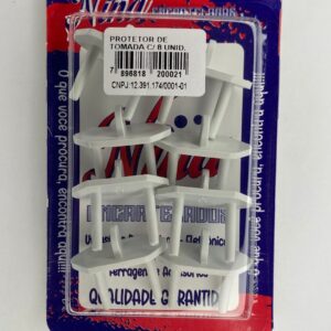 PROTETOR DE TOMADA C/8 UNIDADES
