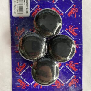 PÉ PLASTICO GRANDE PRETO C/4 UNIDADES