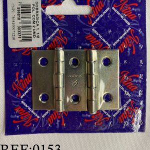 DOBRADIÇA DE 1.1/2 Pol. C/2 UNIDADES