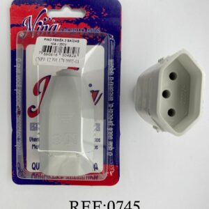 PINO ELÉTRICO FEMEA 3 SAÍDAS