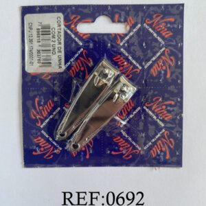 CORTADOR DE UNHA PEQUENO C/2 UNIDADES