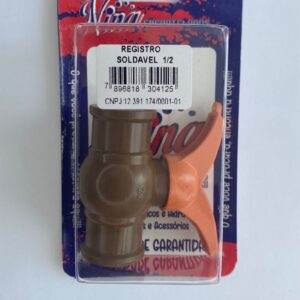 REGISTRO SOLDAVEL 1/2 COM CARTELA