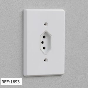 TOMADA COM ESPELHO 2P+T 10A 250V