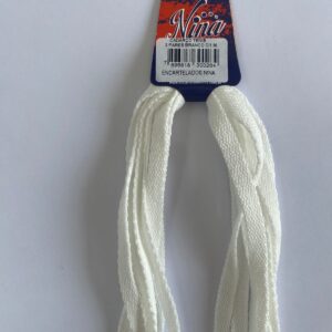 CADARÇO DE TENIS COM 2 PARES BRANCO