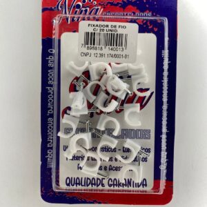 FIXADOR DE FIO COM 20 UNIDADES