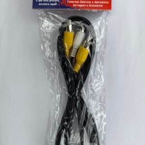 CABO AUDIO E VIDEO 3 SAÍDAS 1,5m