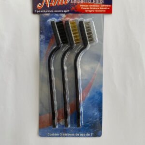 KIT ESCOVA COM 3 PEÇAS 17CM