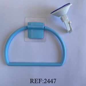 KIT 1 PORTA TOALHA + 1 CABIDE COM VENTOSA