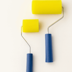 KIT ROLO DE PINTURA 05 CM + ROLO DE PINTURA 09 CM