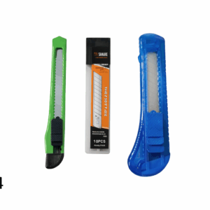 KIT ESTILETE GRANDE + ESTILETE PEQUENO + LAMINAS COM 10 UNID