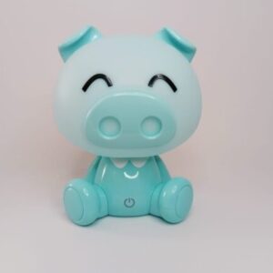 LUMINARIA INFANTIL PORQUINHO ROSA, AZUL, AMARELO