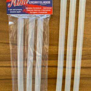 REFIL DE COLA QUENTE GROSSA C/ 3 UNIDADES