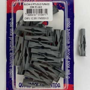 BUCHA 6MM PARA TIJOLO FURADO C/25 UNID