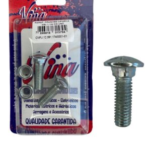 PARAFUSO FRANCES 3/8X 1. 1/4 C/PORCA C/2 UNIDADES