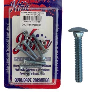 PARAF. FRANCES 3/16X 1. 1/4 C/PORCA C/6 UNIDADES