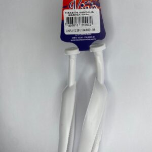 TIRAS PARA SANDALIA 43/44 BRANCA 1 PAR