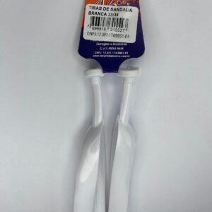 TIRAS PARA SANDÁLIA 33/34 BRANCA 1 PAR