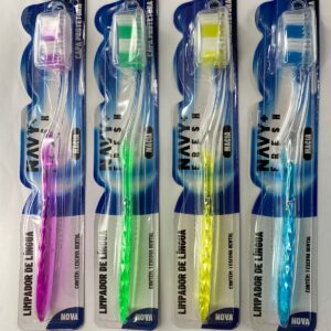 ESCOVA DE DENTE MACIA COM CAPA PROTETORA