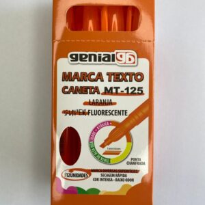 MARCA TEXTO LARANJA MT - 125
