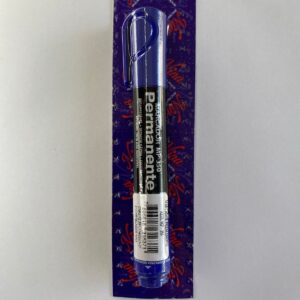 MARCADOR PERMANENTE AZUL MP 350 COM CARTELA