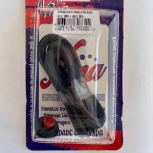 BORRACHA PARA PANELA DE PRESSÃO 4,5LT + 1 VÁLVULA DE SEG.