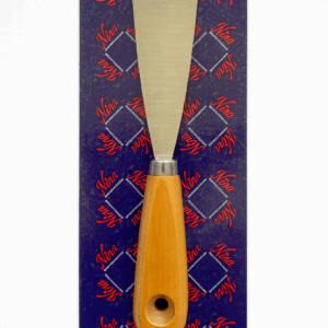 ESPATULA DE METAL COM CABO DE MADEIRA 1