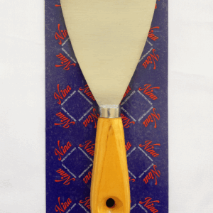 ESPATULA DE METAL COM CABO DE MADEIRA 3