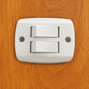 INTERRUPTOR 2 TECLAS SIMPLES EXTERNO 6A 250V