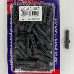 BUCHA 6 COM 50 UNIDADES