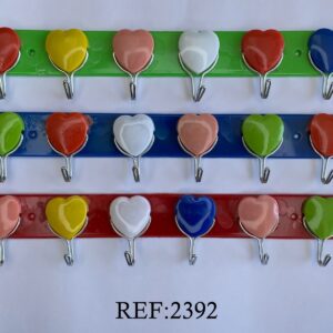 CABIDE DECORATIVO COM 6 GANCHOS