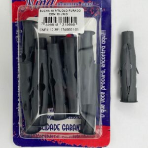 BUCHA 10MM PARA TIJOLO FURADO C/10 UNID