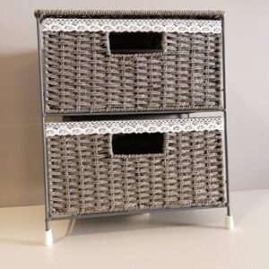 GAVETEIRO COM 2 GAVETAS 34X23X40 CM