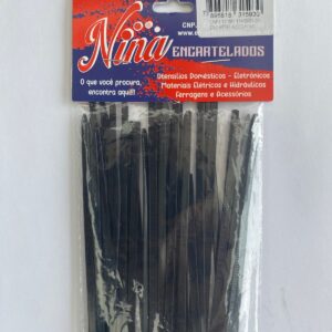 ABRAÇADEIRA DE NYLON PRETA 4,0x300MM COM 40 UNIDADES